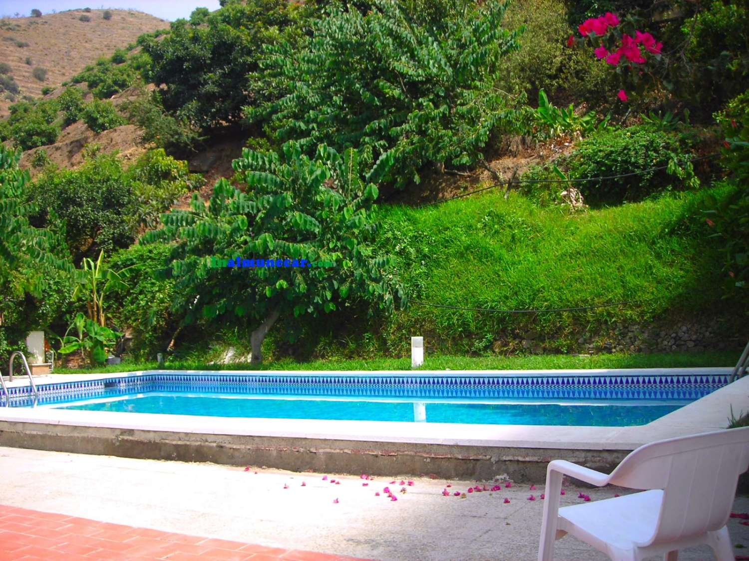 Maison de campagne à vendre très proche du centre d’Almuñécar, avec grande piscine.
