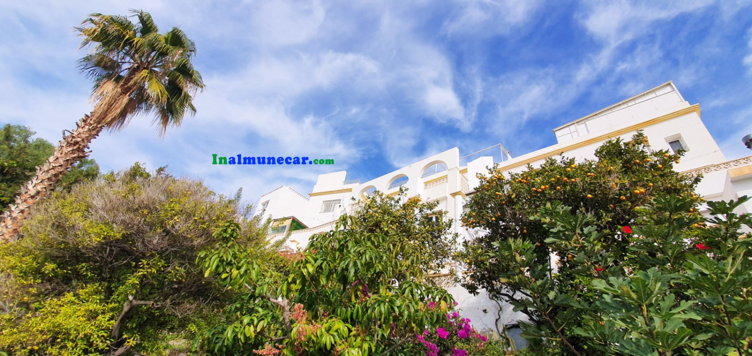 Till salu på Costa Tropical de Almuñecar, Cotobro: komplex med åtta separata lägenheter med privat pool och trädgårdar.