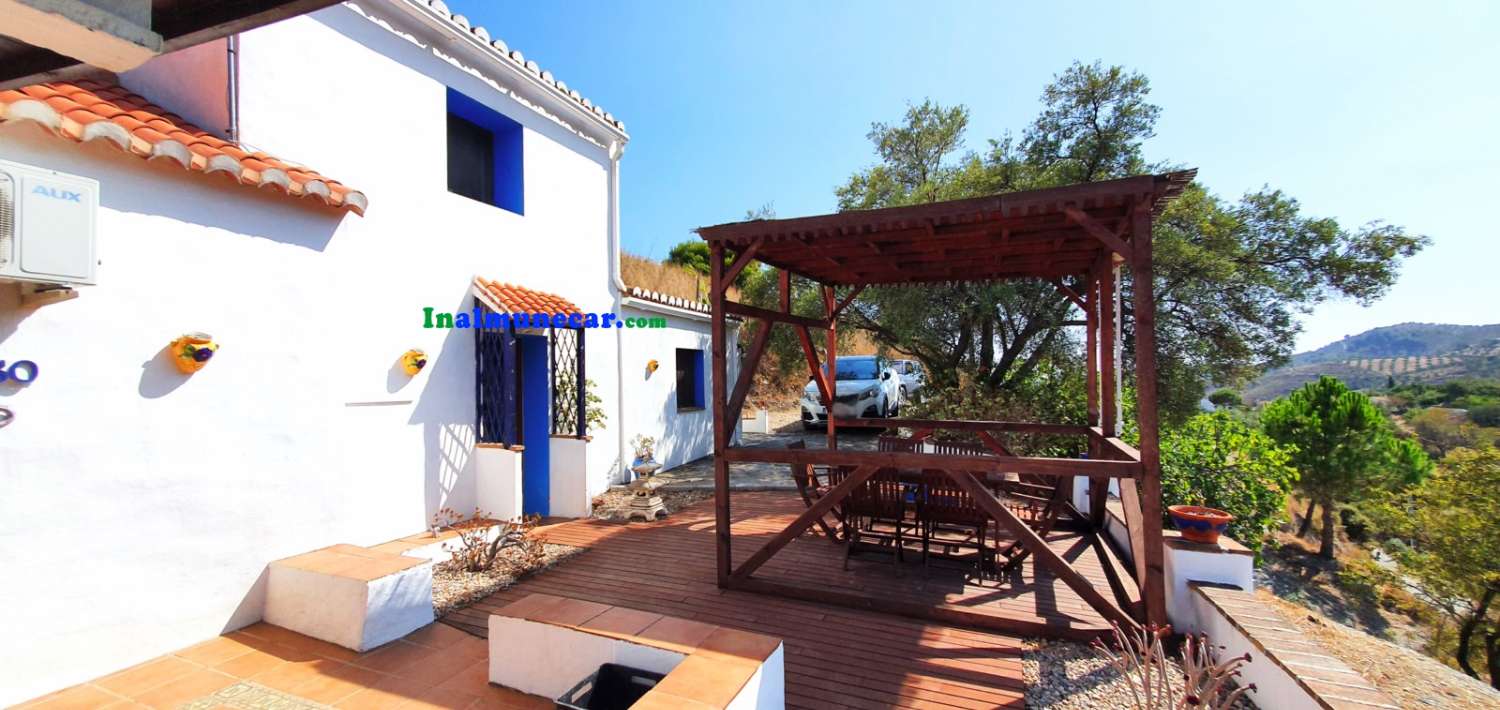 Country house for sale with swimming pool, just 20 minutes from Almuñécar on good tarred road.